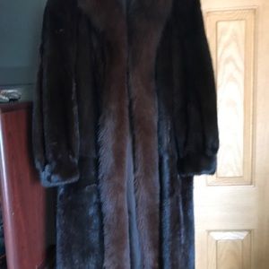 Full length mink coat
